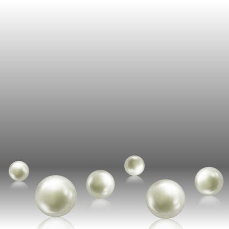 Abstract blurred background with pearl, vector illustrationのイラスト素材