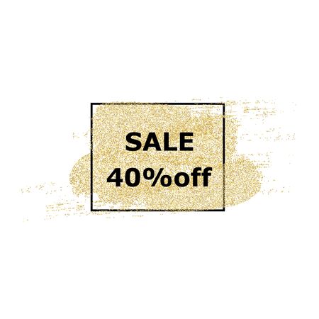 40 percent sale. mega sale. abstract vector patterのイラスト素材