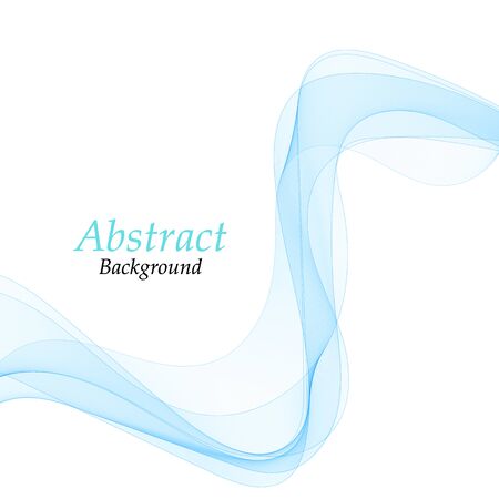 Abstract vector graphics. Blue wave. template for advertisingのイラスト素材
