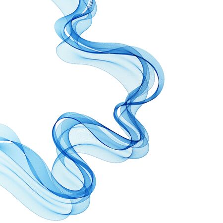 blue vector wave. advertising templateのイラスト素材