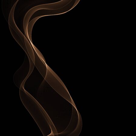 colored neon wave. Abstract vector lines. presentation templateのイラスト素材