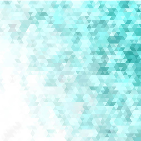 Light blue triangular template for presentation. Geometric design element