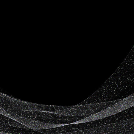 Color Shiny background with wave. Flickering particles. festive background. eps 10のイラスト素材