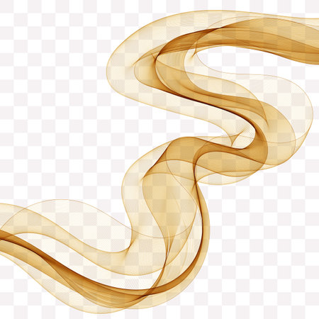 Abstract vector background. Colored wave design element. Template for advertising, computer background.のイラスト素材