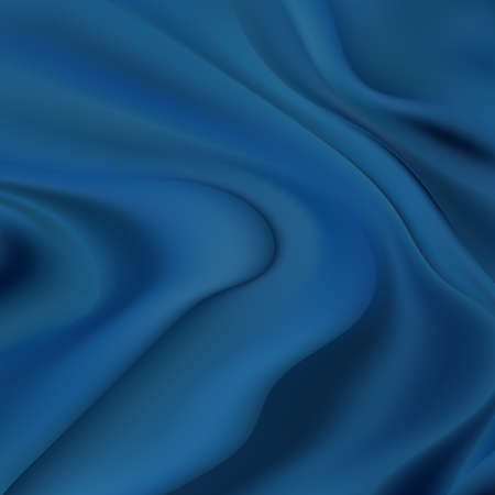 Blue wrinkled fabric. Textile backgroundのイラスト素材