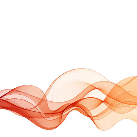 Abstract flow of colored waves on a white background.のイラスト素材