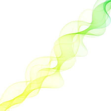 Abstract flow of colored waves on a white background.のイラスト素材