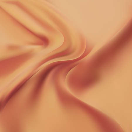 Crumpled silk fabric. Beauty and fashionのイラスト素材