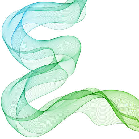 Colored wave pattern. modern wave. Decor element. Background decoration. Layout for advertising. Presentation templateのイラスト素材