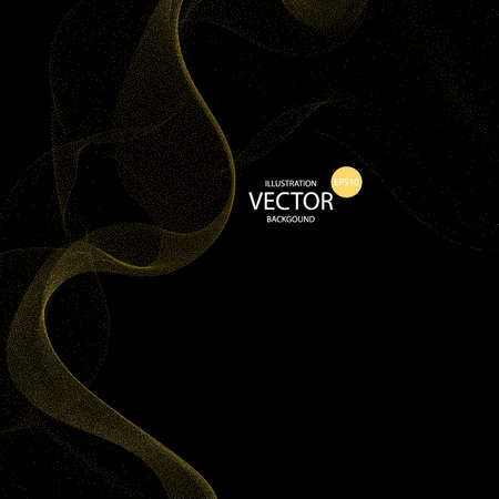 Colored abstract wave. background. Modern colorful design elementのイラスト素材