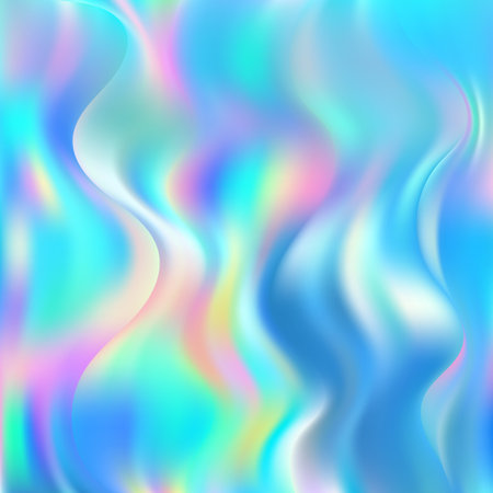 Liquid background. Holography. Modern trendy background design. Presentation templateのイラスト素材