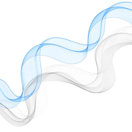 gray and blue wave. abstract background. layout for advertising. bannerのイラスト素材