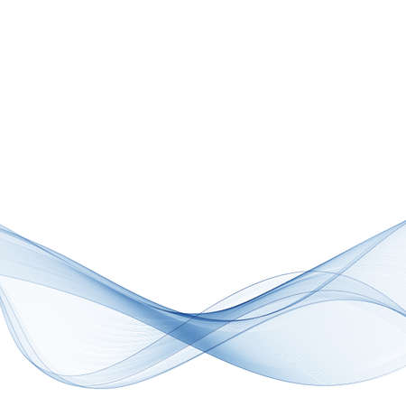 Blue abstract wave. Layout for presentationのイラスト素材