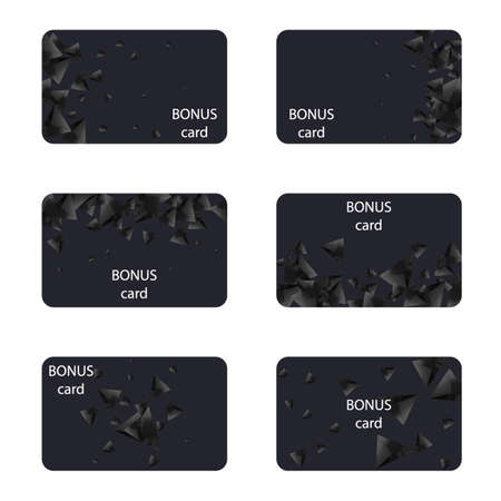 Bonus card with geometric designのイラスト素材