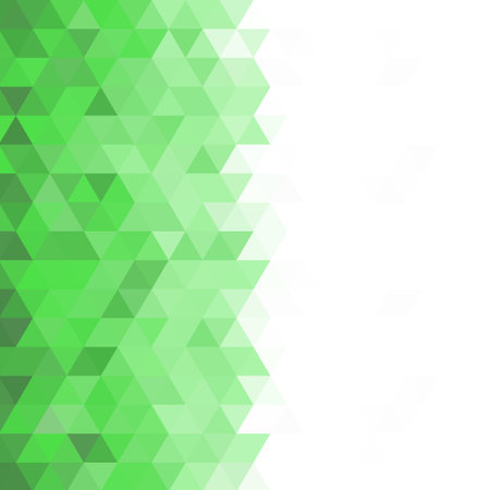 Abstract green triangle background, vector eps10