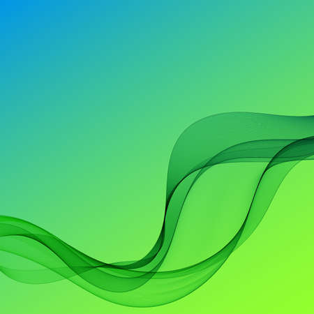 Abstract colored wave on a colorful background. Vector designのイラスト素材