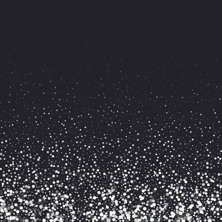 Gray shimmery particles on black backgroundのイラスト素材