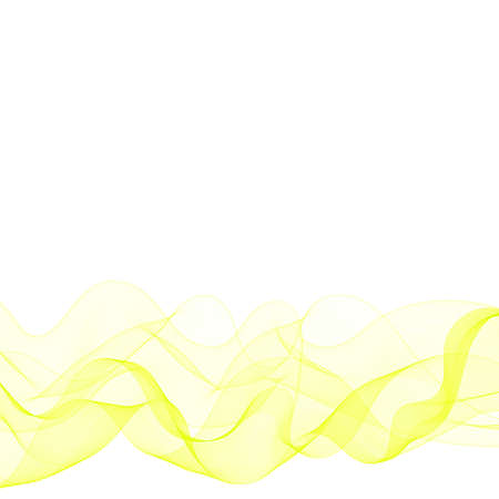 Abstract color waves isolated on white backgroundのイラスト素材