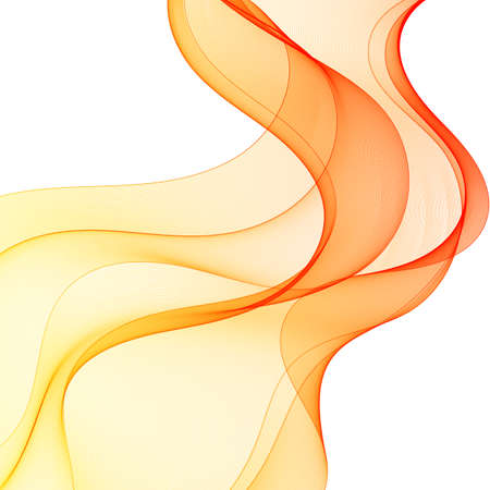 red and orange wave. advertising templateのイラスト素材