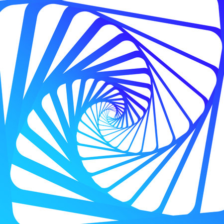 Abstract background snail-rhombus. decor element.