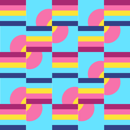 Colorful geometric mosaic background. Abstract vector background.