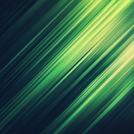Green geometric background. Abstract image Linesの素材