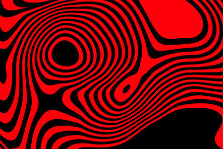 Red line pattern abstract background texture. Curvy and wavy backdrop.のイラスト素材