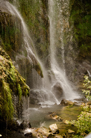 The Cascata delle Marmore Marmore's Falls, Terni, Umbria, Italyの写真素材