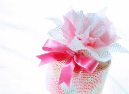 pink ribbonの写真素材