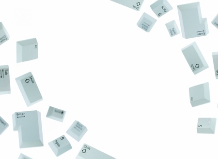 computer keyの写真素材