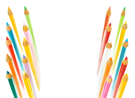 colored pencilの写真素材