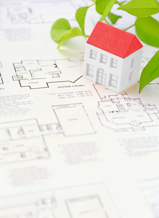 house and  drawing