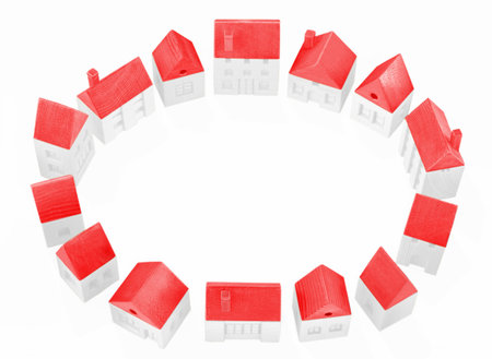 House of the modelの写真素材