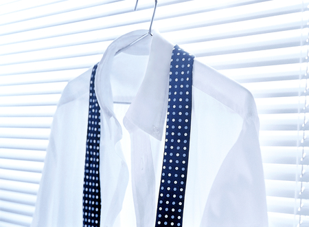 dress shirt and necktieの写真素材