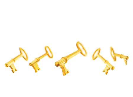 Five keysの写真素材