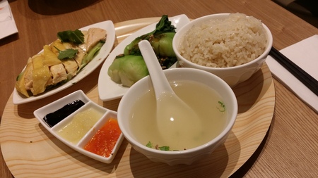 Hainan chicken riceの写真素材