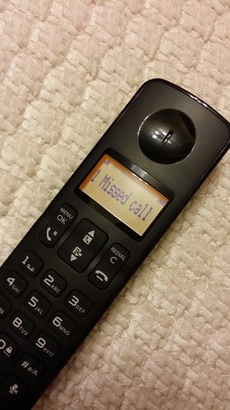 one missed callの写真素材