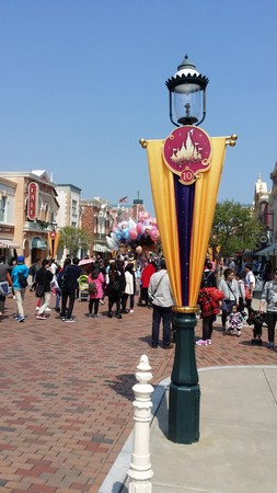 Hong Kong Disneyland celebrates its 10th Anniversary in Easter 2016のeditorial素材