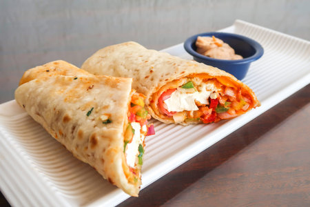 Paneer kathi roll, Indian food