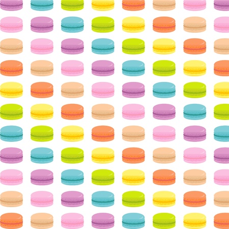 Macarons has a variety of colorsのイラスト素材