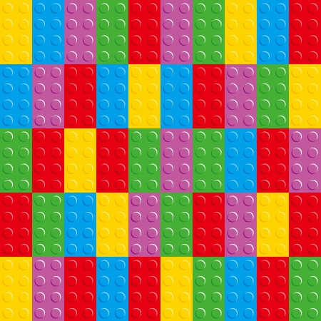 Bricks has a variety of colorsのイラスト素材