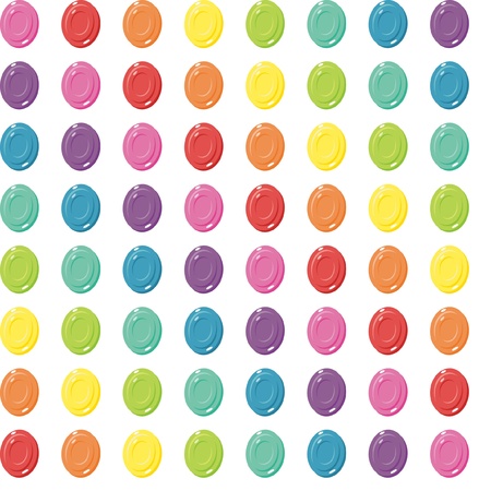 Candies have a variety of colorsのイラスト素材