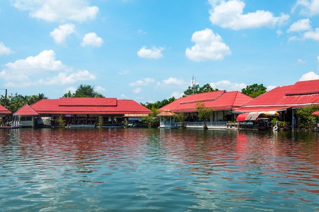 Hua Hin Floating Market in Hua Hin. Thailand.の写真素材