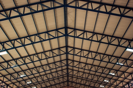 Large steel roof structure.の写真素材