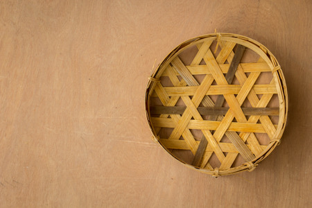 Wickerwork, baskets, fish, wood, wicker, bamboo.の写真素材