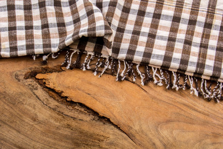 Cotton, natural dyes, wood floors, surfaces, cotton.の写真素材