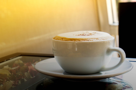 Coffee morning sun image blurred.
 with sunlightの写真素材