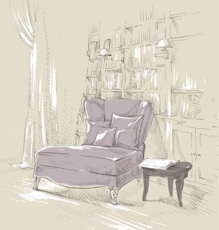 Living roomのイラスト素材