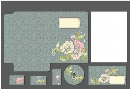 Business style template  Please scale vector to artboard after openのイラスト素材