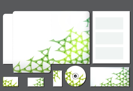 Business style templateのイラスト素材